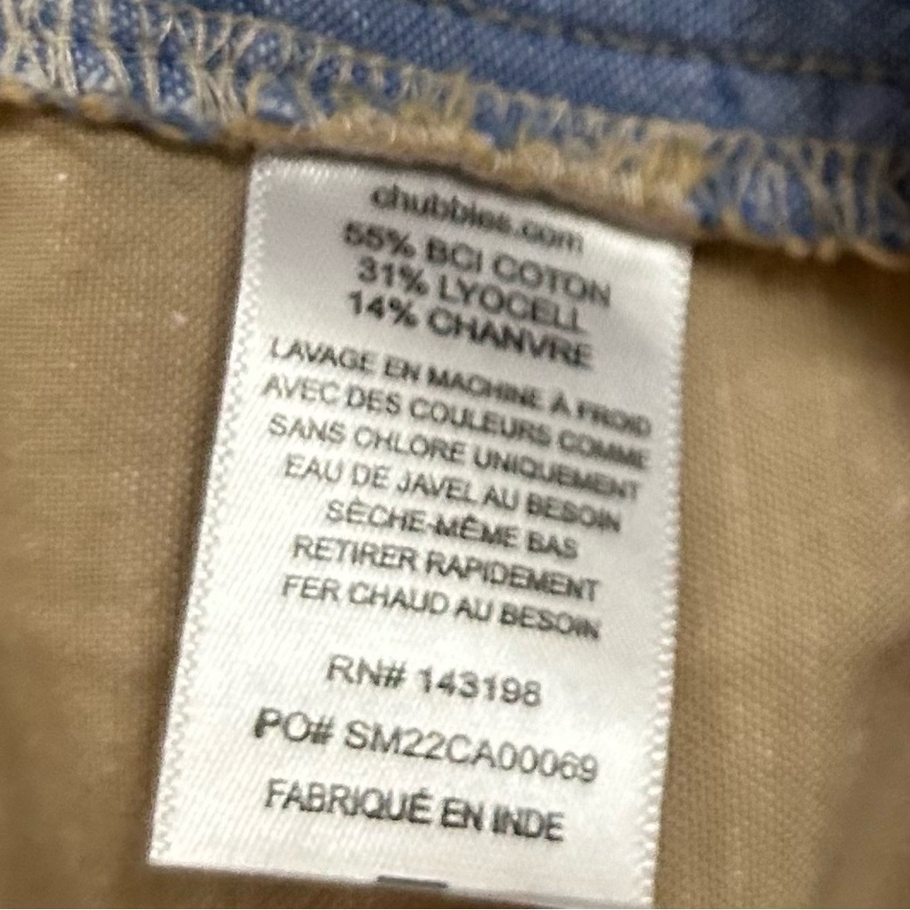 Chubbies 4” cotton, Lyocell, stretch shorts khaki size medium - Picture 8 of 12